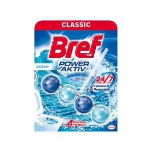 Ароматизатор за тоалетна Bref Power Aktiv, океан, 50 g
