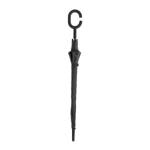 Office 1 Чадър, автоматичен, ветроустойчив, С-дръжка, 105 cm, черен