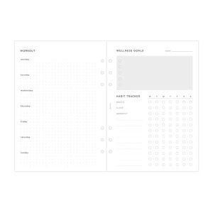 Filofax Пълнител за органайзер Minimal Wellness, А5