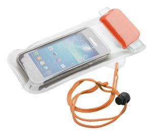 Калъф за телефон Wapro, 95 х 230 mm, прозрачен, оранжев