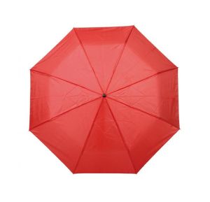 Office 1 Чадър, сгъваем, с пластмасова дръжка, 96 cm, червен
