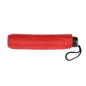 Office 1 Чадър, сгъваем, с пластмасова дръжка, 96 cm, червен