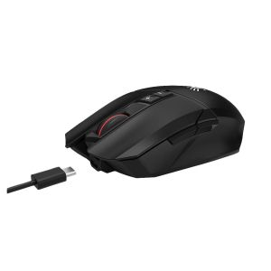 Мишка Bloody Stone Black R36 Ultra, безжична, геймърска
