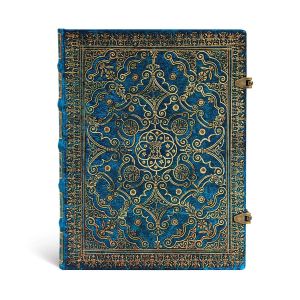 Paperblanks Тефтер Azure, Ultra, широки редове, твърда корица, 72 листа
