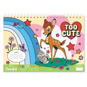 Скицник Diakakis Bambi, спирала, 40л