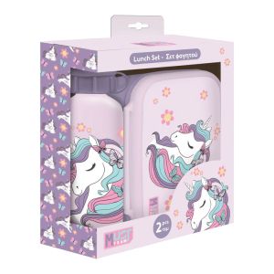 Комплект Must Unicorn кутия за храна + бутилка