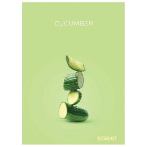 Тетрадка A5 Street Fresh Fruits, редове, 60л