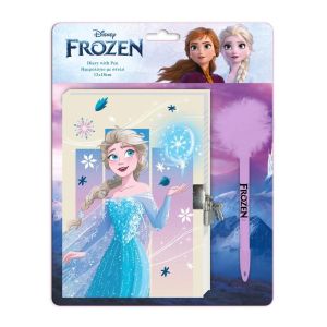 Бележник с катинарче и химикал Diakakis Frozen