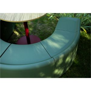 Модулна седалка Boln Sarek C, Deep sea, правоъгълна, 410 х 450 х 490 mm