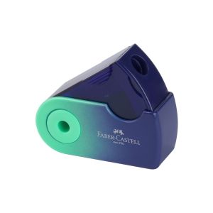 Faber-Castell Острилка Flow, единична, с ръкав, мини, асорти