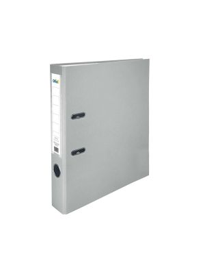 Office 1 Класьор, 5 cm, PP, несглобен, сив, 50 броя