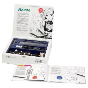 Faber-Castell Комплект Pitt Manga Starter, молив, писец и гума