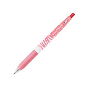 Zebra Гел ролер Pastel Stripes, 0.7 mm, червен