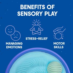 Learning Resources Сензорен комплект Playfoam, с пясък и релефни сфери