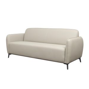 Диван RFG Lisa, триместен, екокожа, 1850 х 750 х 780 mm, светлосив