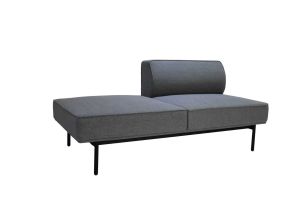 Табуретка RFG Klark, текстил, 800 х 800 х 400 mm, сива