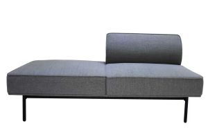 Табуретка RFG Klark, текстил, 800 х 800 х 400 mm, сива