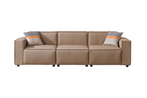 Табуретка RFG Kiano, квадратна, екокожа, 750 х 880 х 420 mm, кафява