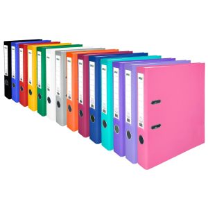 Office 1 Класьор, 5 cm, PP, несглобен, черен, 50 броя