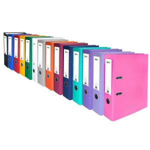 Office 1 Класьор, 8 cm, PP, несглобен, жълт, 50 броя