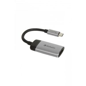 Адаптер Verbatim, USB Type-C към HDMI, 4K, 10cm