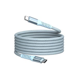 Кабел Verbatim Sync&Charge, магнитен, USB Type-C, 100 W, 120 cm, син