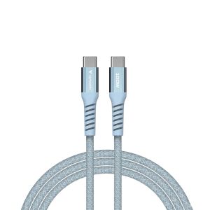 Кабел Verbatim Sync&Charge, магнитен, USB Type-C, 100 W, 120 cm, син
