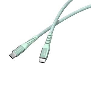 Кабел Verbatim Sync&Charge, магнитен, USB Type-C, 100 W, 60 cm, зелен