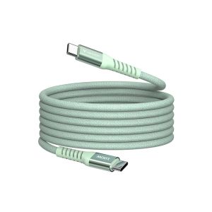 Кабел Verbatim Sync&Charge, магнитен, USB Type-C, 100 W, 120 cm, зелен