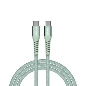 Кабел Verbatim Sync&Charge, магнитен, USB Type-C, 100 W, 120 cm, зелен