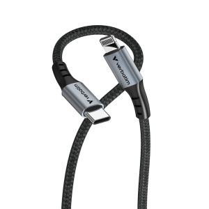 Кабел Verbatim Sync&Charge, магнитен, USB Type-C към Lightning, 120 cm