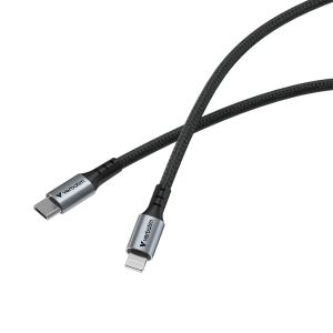 Кабел Verbatim Sync&Charge, магнитен, USB Type-C към Lightning, 120 cm
