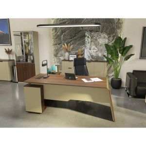 Ниска маса RFG Elmaz, 1200 х 600 х 450 mm, правоъгълен плот, ПДЧ 25 mm, австралийски дъб и сиво