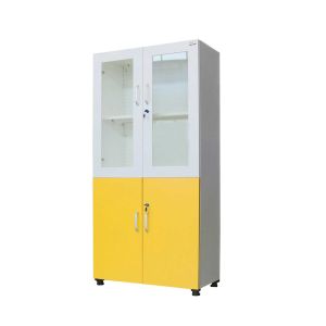 Шкаф RFG, лабораторен, 800 х 400 х 1650 mm, жълто-бял
