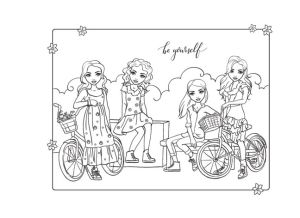 Книжка за оцв. Creative, А4,31стр., Little Fashion