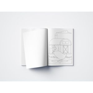 Книжка за оцветяване Creative Children, 40 стр., Farm