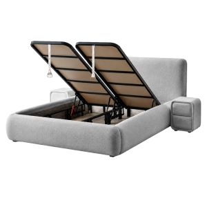 Тапицирана спалня с матрак RODOS PRO 160 х 200 - сив 18