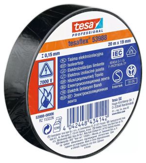 Изолирбанд Tesa 19mm x 20m, Черен