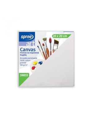 Платно за рисуване Spree 20х20см грундирано