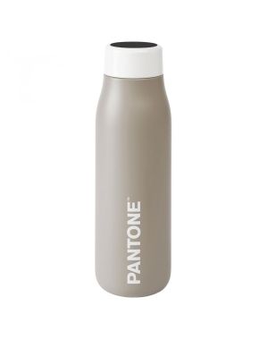 Бутилка за вода Pantone с термометър 500ml, Сив