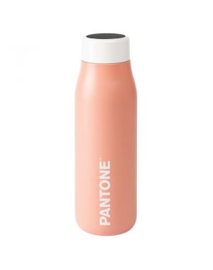 Бутилка за вода Pantone с термометър 500ml, Розов