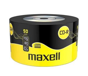 Дискове CD-R Maxell, 50 броя