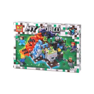 Конструктор Toys Pixel My World, със светлини, 238 части, асорти