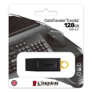 Преносима памет KINGSTON 128GB Exodia USB 3.2