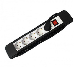 Разклонител LG-5003N 5 гнезда, 1.5м 220V 16A