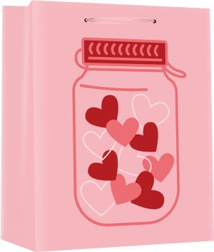 Подаръчна торбичка Deluxe Medium Valentine, 18x23x10cm