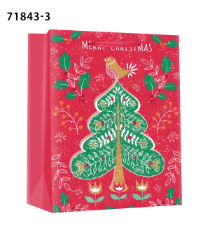 Подаръчна торбичка XMAS Large, 26x32x12 cm, 71843