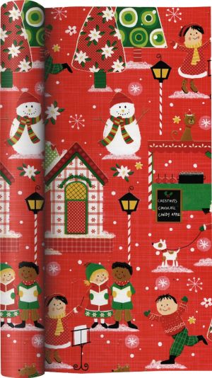 Опаковъчна хартия Creative, 200x70cm, XMAS Kids