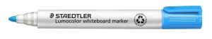 Маркер Staedtler Lumocolor 351 за бяла дъска, объл връх, светлосин