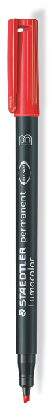 Маркер Staedtler Lumocolor 314 OHP B, червен